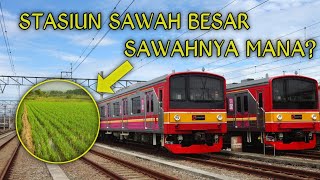 KRL COMMUTER LINE !! REVIEW SINGKAT STASIUN KRL SAWAH BESAR - by SAKHA RAILWAY