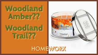 Woodland Amber?? 🌲 Or Woodland Trail? Or were I to name it, Harvest Hearth? Homeworx candle review