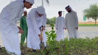 مبادرة مدرسة أم غافة  ONE TREE FOR ONE CHANCE TO SAVE EARTH بمناسبة مؤتمر COP28 UAE