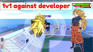 1V1 AGAINST DEVELOPER | DRAGON BALL ONLINE GENERATIONS