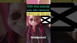 Tutorial video on how to remove editing logo to prevent violation # totallypeace1# # tutorial  only#