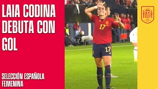 Laia Codina debuta con gol en un partido histórico para el fútbol femenino español | 🔴 SEFUTBOL