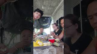 banana with corn mukbang