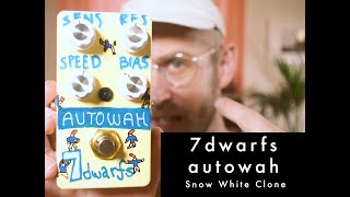 7Dwarfs Autowah demo guitar & bass (Mad Professor Snow White Clone)