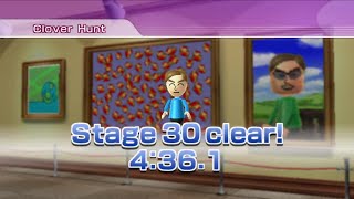 Wii Party | Clover Hunt Challenge | Stage 30/All Stages (TAS)