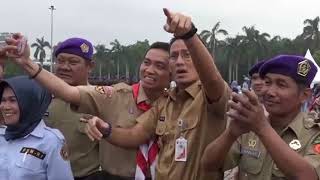 Sandiaga S Uno dalam Peringatan Bela Negara #IndonesiaRumahKita