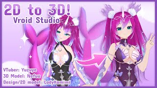 Yuzuye Kurayami 🐳 | VTuber 3D Model 〚 VRoid Timelapse 〛 15