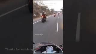 Top speed 160kmp/h!!!! CBR250 with superbike Group #topspeed #superbike #adventure #highway #viral