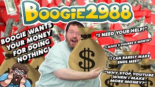 Boogie2988 shamelessly scams his fans