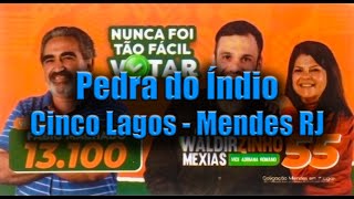 FÁBIO MACHADO (N° 13100) P/ Vereador em Mendes, RJ || Pedra do índio, Cinco-Lagos, Mendes, RJ | 2024