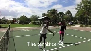 Future of Tennis: Parks Sisters Use ServeMaster