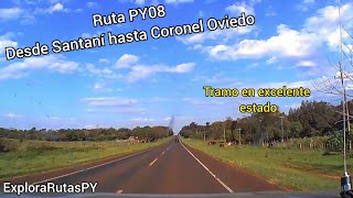 Ruta PY08 - Desde Santaní hasta Coronel Oviedo #rutas #paraguay #viajes #viajemos