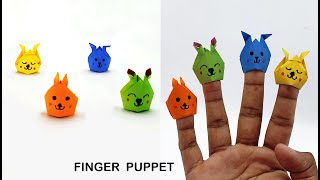 How to Make Paper Finger Puppets | Easy Tutorial for Kids & Beginners.