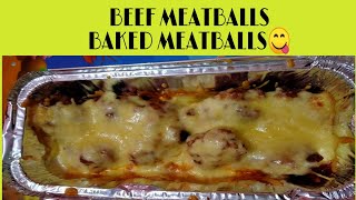 Beef MeatBalls | Baked MeatBalls 😋