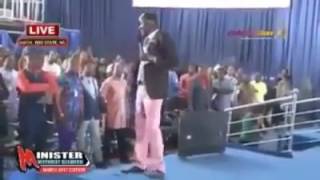 Apostle Suleman refers to members of his church doubting his integrity as demons