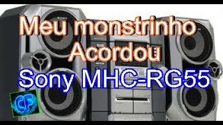 Meu monstrinho acordou Sony MHC-RG55