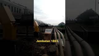 Di jembatan ini aku pergi berlalu #shorts #keretaapi #train #lovenwantiti