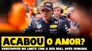 VERSTAPPEN ESTÁ CHEGANDO NO LIMITE COM A RED BULL E FUTURO É INCERTO? FÓRMULA 1 | GP EM CASA+