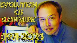 Evolution of Elon Musk(1971-2023)🧠🇿🇦 #shorts #evolution #elonmusk #cool