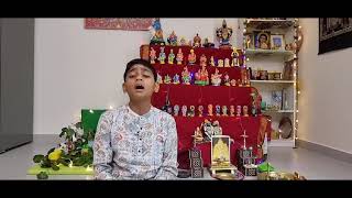 Navrathri vaibhavam Bhajan sung by Vaibhav