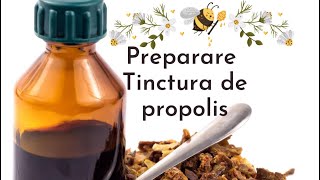 Preparare tinctura de propolis acasa