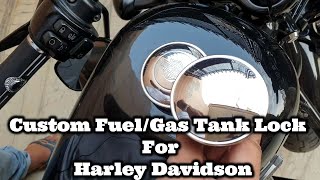 Harley Davidson Fuel Tank Custom Lock ! Harley Davidson Gas Tank Custom Lock ! Harley Accessories