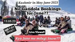 Gulmarg Gandola Booking| Kashmir Tour Plan May June 2023| Gulmarg Snowfall| Pahalgam Tour June