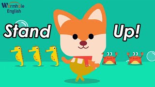 Can You Stand Up? ♫ | Action Song | Wormhole Learning - Songs For Kids