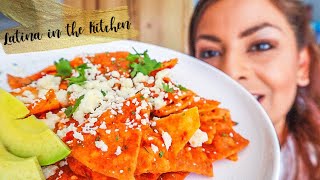 Red CHILAQUILES a Classic Mexican Dish 🔥 Mexican Recipes