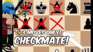 How to get CHECKMATE in **3 MOVES!** (Chess Strategy)