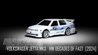 Hot Wheels Volkswagen Jetta MK3 Fast & Furious: HW Decades of Fast [2024]