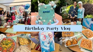 Frozen ❄️Birthday Party Vlog | with Pricess Elsa 👸