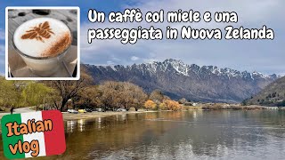 Learn Italian with vlogs and comprehensible input | A coffee with honey and a walk by the lake