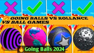 🔥Going Balls VS Rollance VS Ball Games Race 106| Android Games|going balls vs sky rolling ball