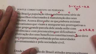 Exercícios de pontuação na Redação!!!