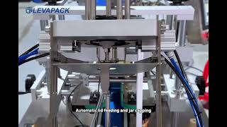 Levapack Fully Automatic Plastic Jar Linear Capping Machine