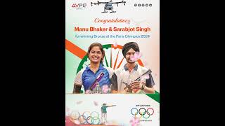 #Avplinternational #Paris #Olampics #bronze #winner #Manubhaker #Sarabjotsingh #youtube #short #2024