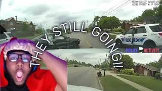 (REACTING)  To Wild Columbus Police Chase With 2 Teens in Stolen Hyundai!!