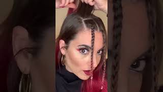 Hair hack |  🤫 #nobodysgonnaknow #HelloWinter #dutchbraids #hairhack