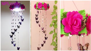 How to make Day and Night light wall hanging with waste DVD | DIY Room decoration ideas.