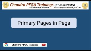 {తెలుగు} Primary Pages|| New Batch Oct 16 2024||Call/WApp +91 8106090080|| #pega