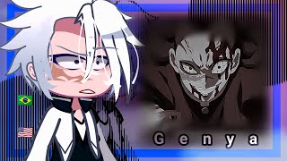 •|Hashiras react to Genya Shinazugawa 3 season Demon Slayer|•//KNY// gacha club 🇧🇷🇺🇸