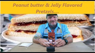 Taste Test Challenge...Peanut butter and jelly flavored pretzels.. #pretzels