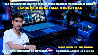 DJ BREAKBEAT BERSYUKUR MEMILIKIMU REMIX TERBARU 2022 ISQIA HIJRI FT TRI SUAKA [ DJ WADI NIH BOSS ]