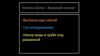 Шумные соседи. Звуковой климат. Вытяжка, вода, холодильник.