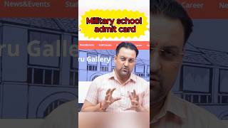 RMS CET 2024 admit card #militaryschool #admitcard #news #trending #youtubeshorts #trendingshorts