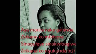 Annette Murava -Ndakwibutse with lyrics