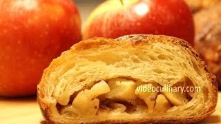 Danish Pastry with Apple Filling (Braided Coffee Cake) Recipe - Video Culinary