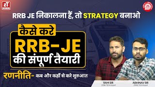 How to prepare for RRB JE CBT-1 & CBT-2 Exam | RRB JE Preparation Strategy & Tips #ramsir @ramsirzt