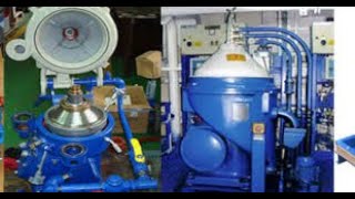 Fuel oil purifier:Working principal of purifier.